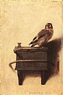 Carel Fabritius The Goldfinch painting
